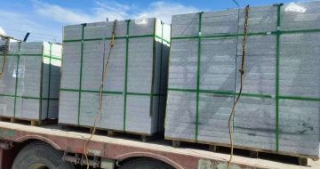 佛山 芝麻白花岗岩地铺石装车日常