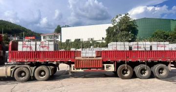 佛山 芝麻灰花岗岩地铺石出货日常