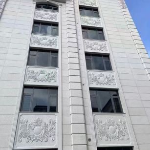 佛山 白麻荔枝面花岗岩别墅外墙干挂