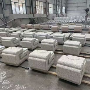 佛山 白麻花岗岩异形加工-石凳，坐凳