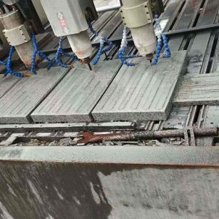 佛山 芝麻白花岗岩荔枝面盲道雕刻