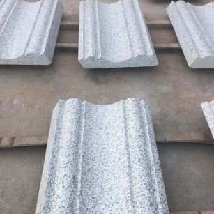 佛山 白麻花岗岩光面别墅线条