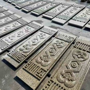 佛山 黄金麻花岗岩外墙雕刻板