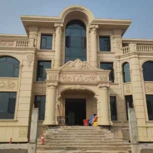 佛山 黄金麻花岗岩别墅外墙干挂