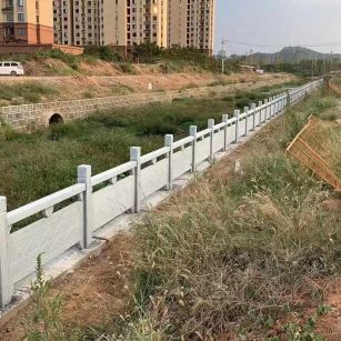 佛山 白麻河道栏杆效果展示图