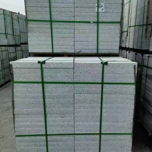 佛山 芝麻白火烧，园林广场市政工程地铺石，1.8~5.0厚均有现货