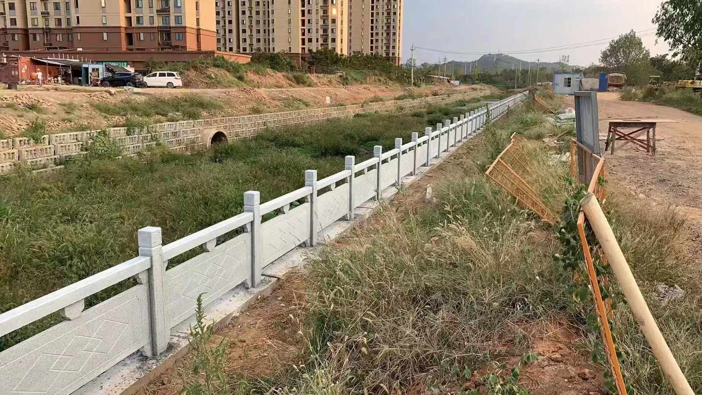 佛山 白麻河道栏杆效果展示图
