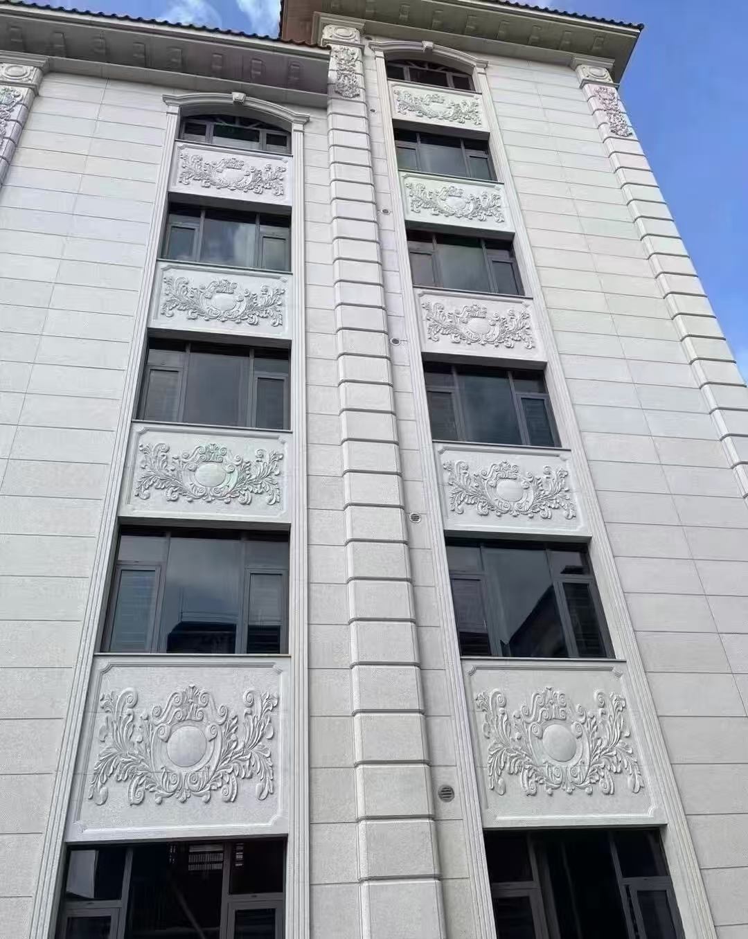 佛山 白麻荔枝面花岗岩别墅外墙干挂