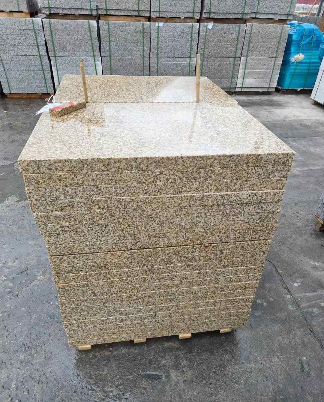 佛山 湖北黄金麻花岗岩石材荔枝面外墙石材