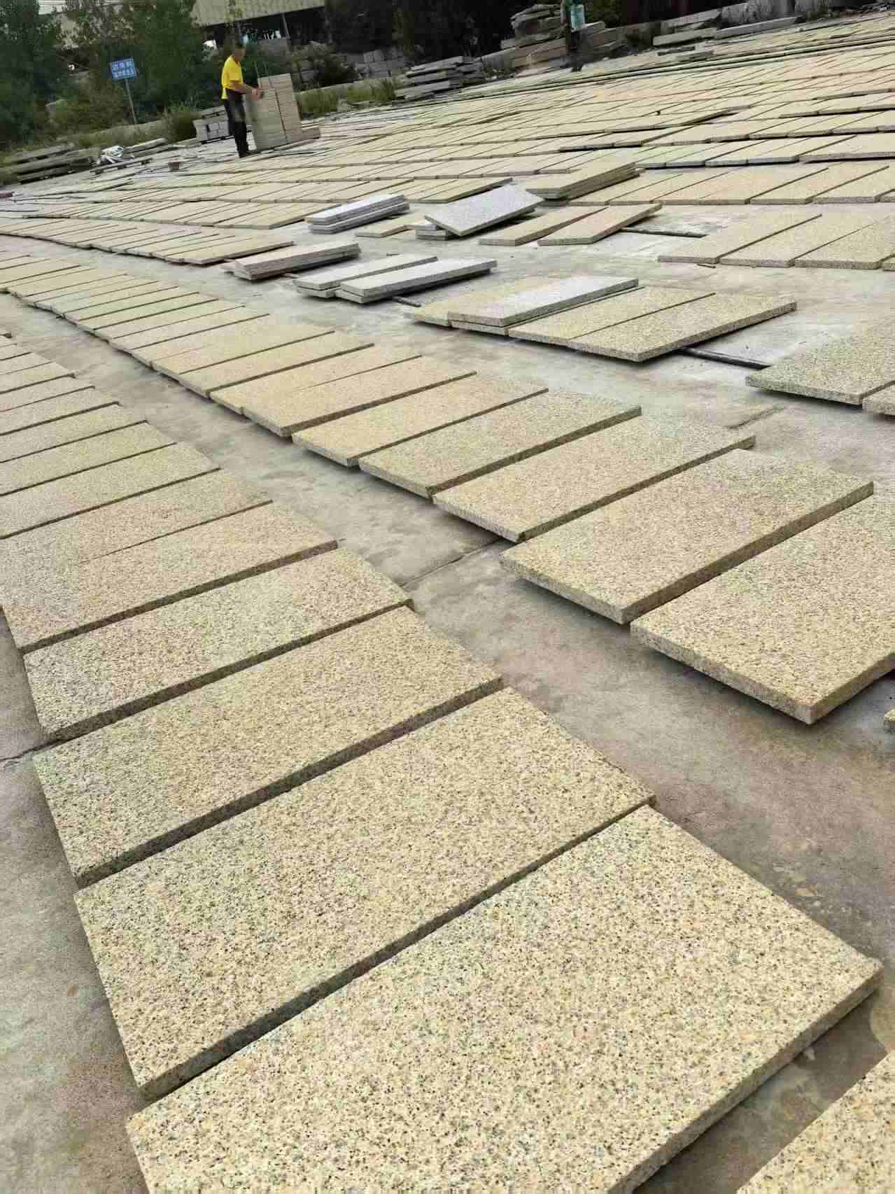 佛山 黄金麻荔枝地铺石面排板