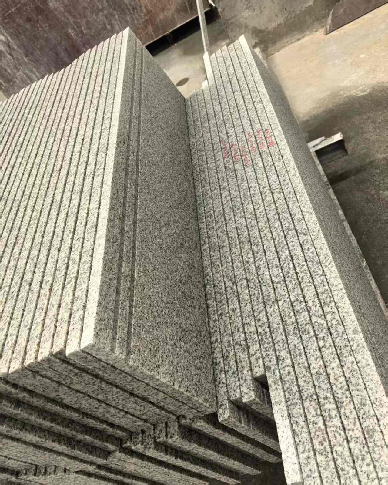 佛山 白麻荔枝面花岗岩楼梯踏步