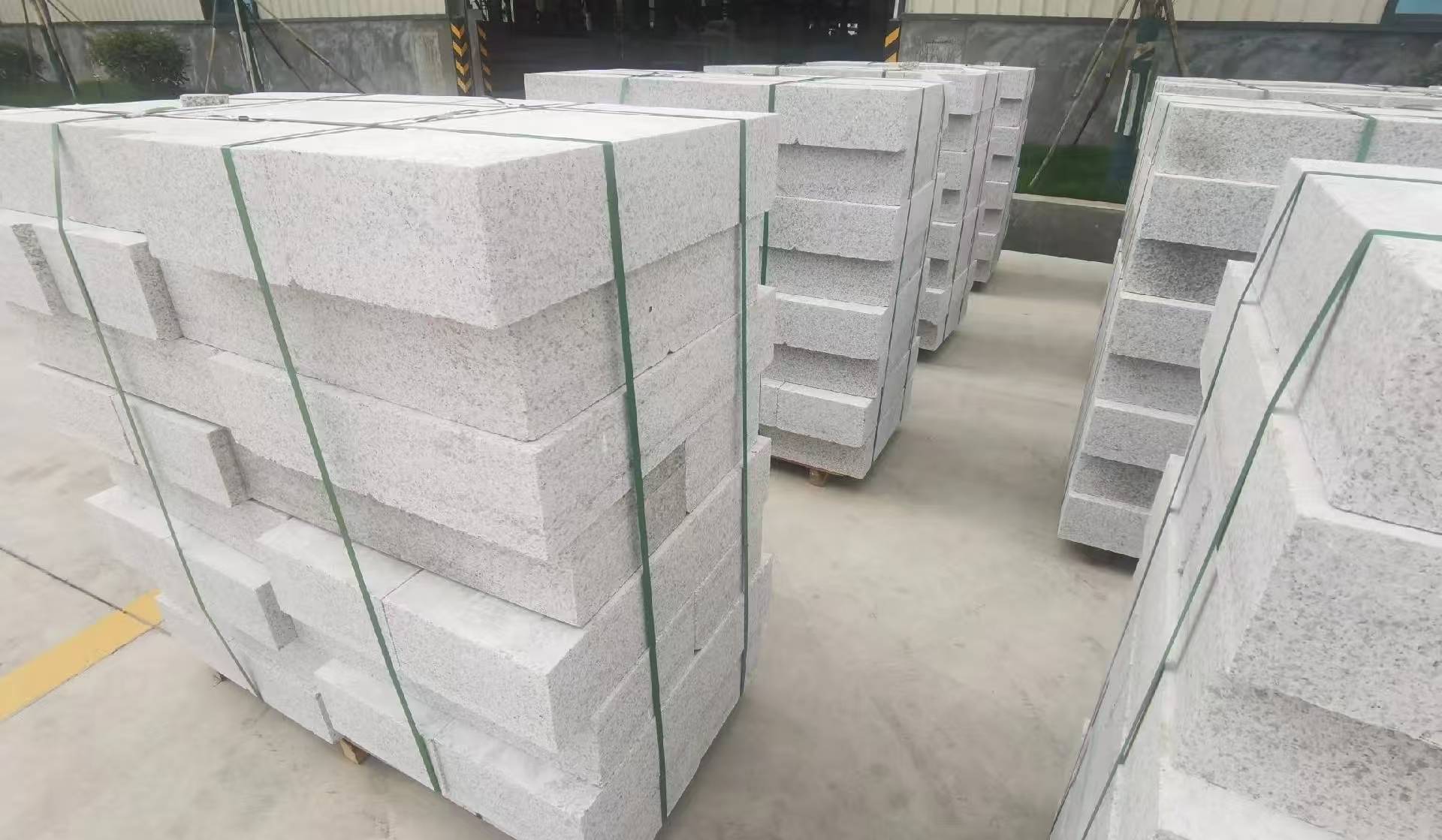 佛山 白麻花岗岩路沿石，立缘石，平缘石，路牙石，道牙石，马路牙子等