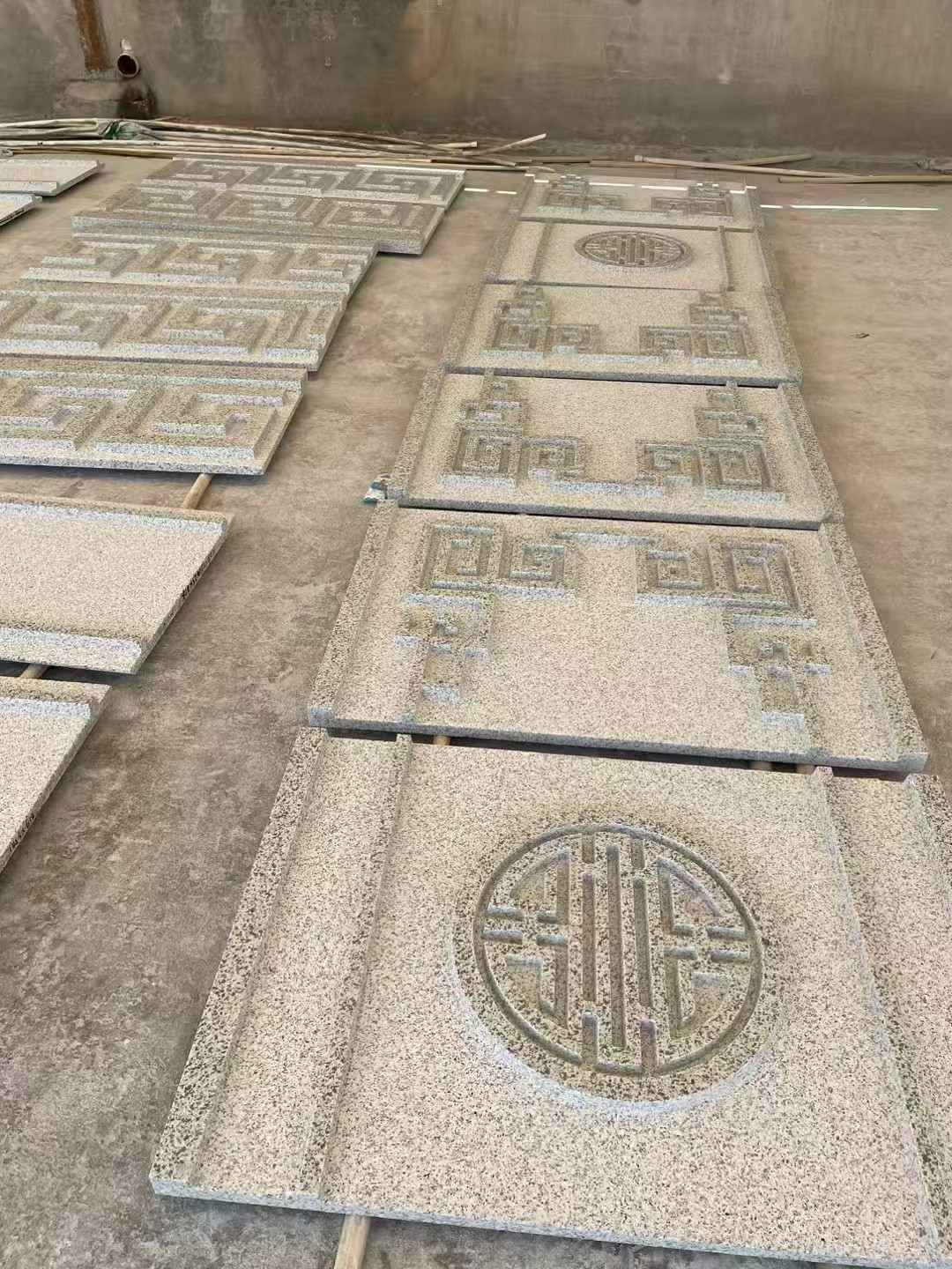 佛山 白麻花岗岩外墙立面雕刻板