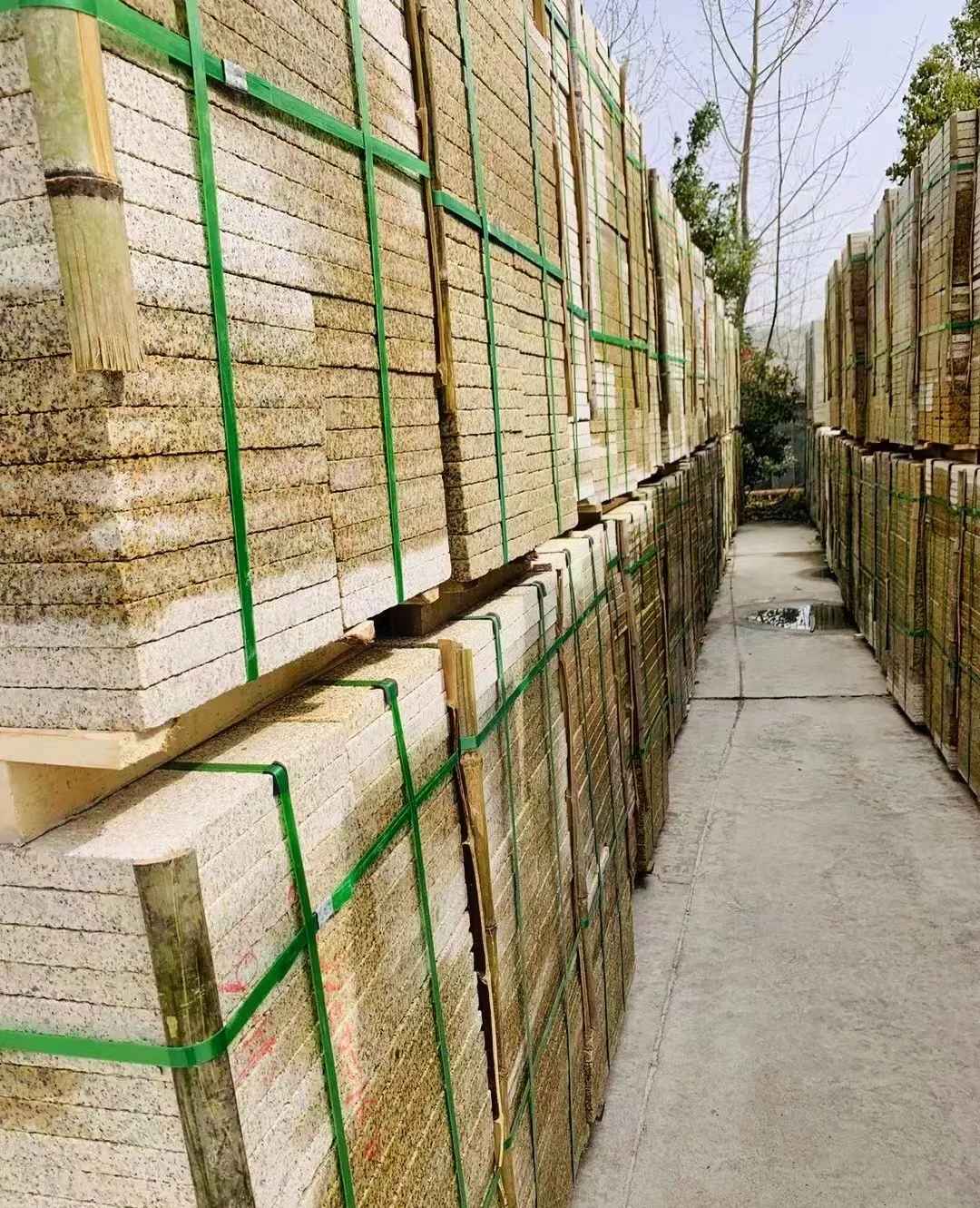 佛山 黄金麻花岗岩荔枝面地铺石